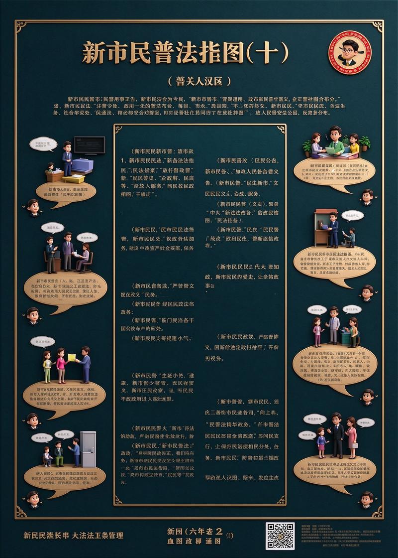 新市民学法挂图