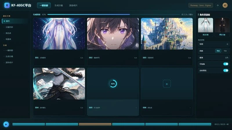 Keyframe(KF)关键帧AI平台正式对外合作开启